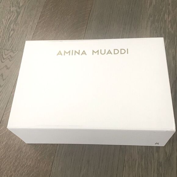 Amina Muaddi Empty Replacement Magnetic Close Shoe Heels Gift Box 12”x8”x4.5” - Picture 3 of 9